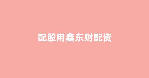 股票配资推荐鑫东财平台