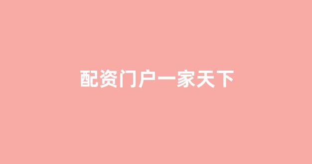 配资是什么意思